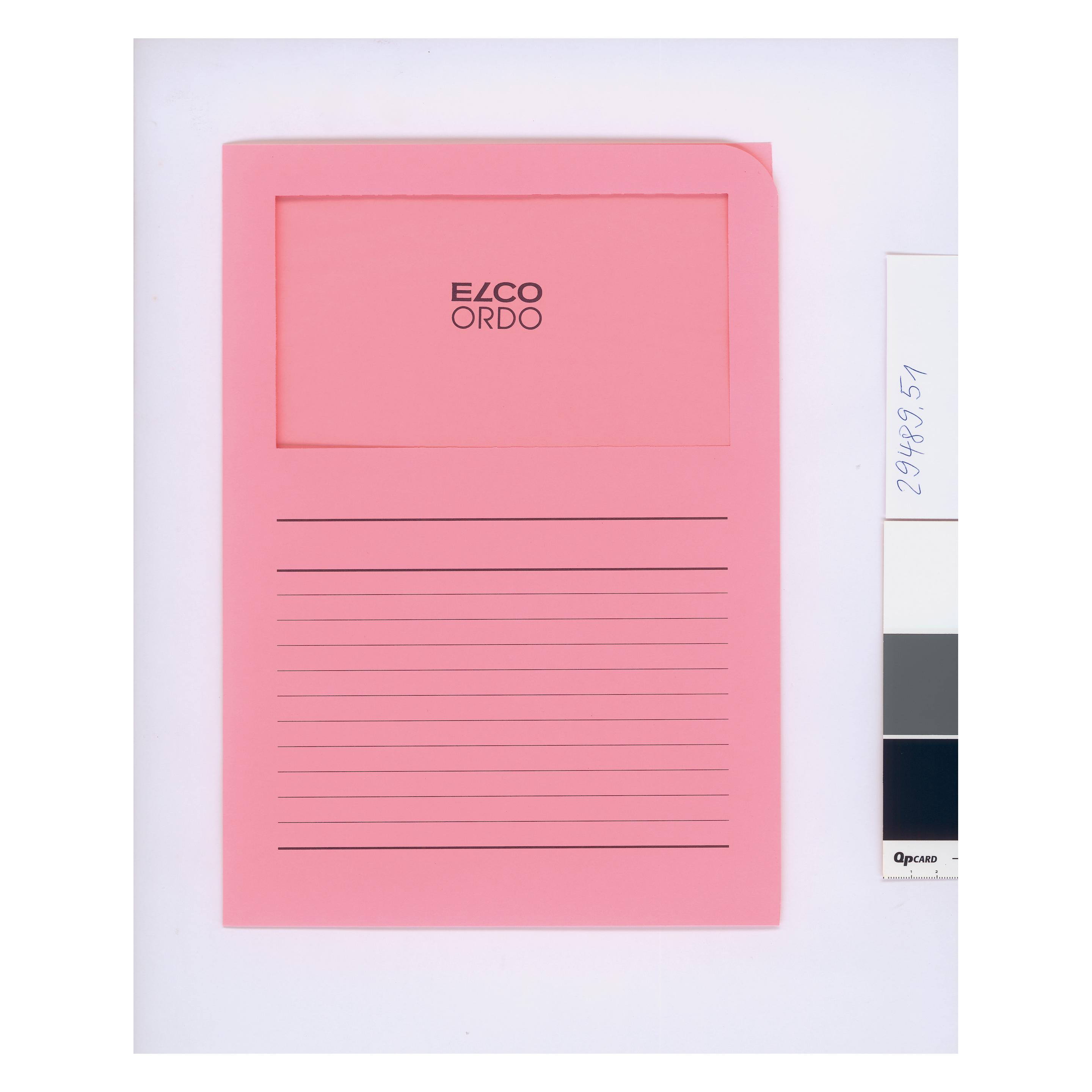Elco Ordnungsmappe Ordo Classico DIN A4 Papier 220 mm x 310 mm Rosa (A4) (29489.51)
