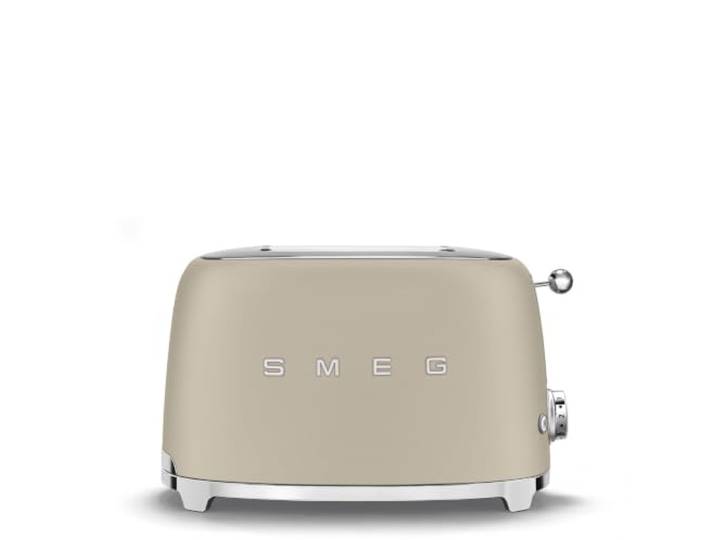 Smeg, 2x2 TSF01MLMEU -Toaster, 2 Schlitze für 2 Scheiben, 6 Vergoldungsniveaus, Heizfunktion, Abtau- und Bagel- Funktion, Sammelschublade, 950W, Moonlight