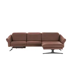 himolla Ecksofa Leder 1059 , rot , Maße (cm): B: 284 H: 83 T: 179.0