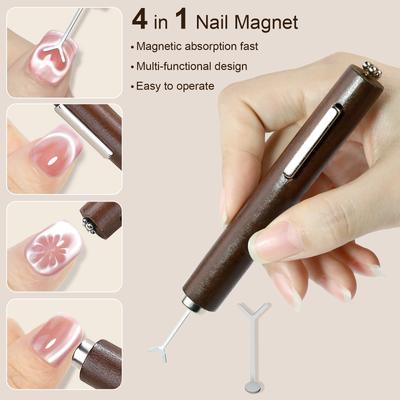 Discount Dollar Deals Professional Cat Eye Nail Magnet Tool For Magnetic Nail Art Designs light Green