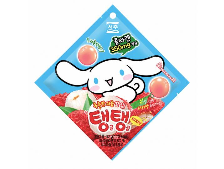 SEOJU Sanrio Tang Tang Bonbons gélifiés au litchi - 40 g