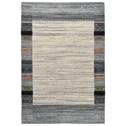 WOLLTEPPICH Nebraska mit Bordüre 170x240 cm