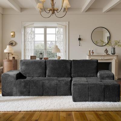 OVIOS Starry Sky Fabric Chaise Lounge Sofa