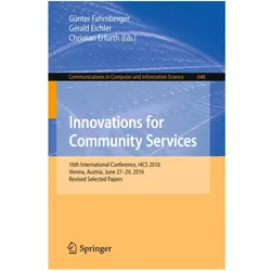 Innovations for Community Services, Fachbücher von Christian Erfurth, Günter Fahrnberger, Gerald Eichler