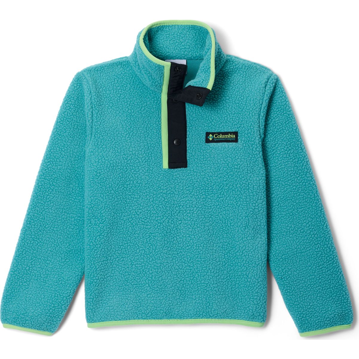 Columbia Youth Helvetia II Half Snap Fleece teal, black (330) L 208783-2087831-330-L