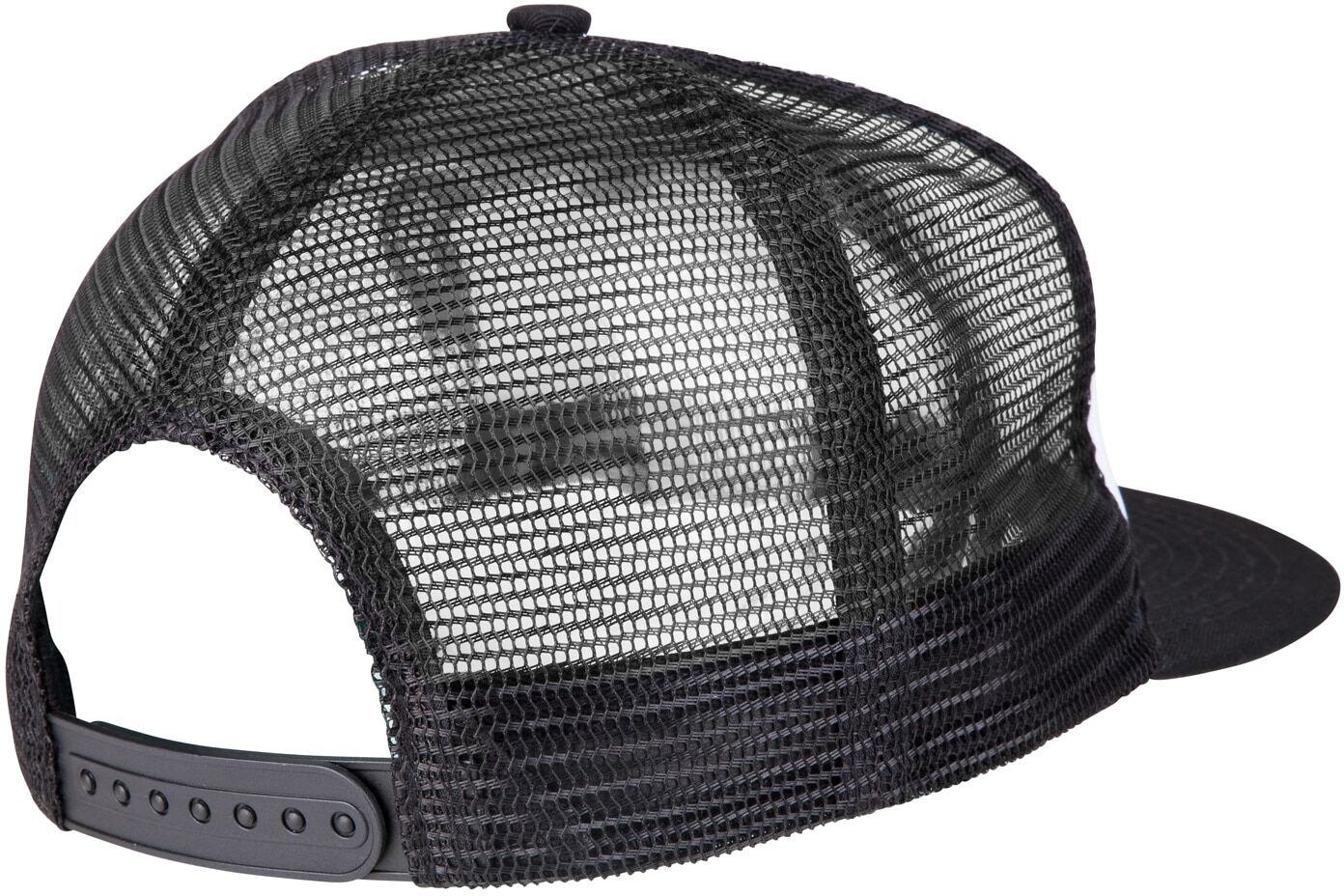 Baseball Cap SANTA CRUZ "CLASSIC DOT MESH CAP", Herren, schwarz-weiss (weiß, schwarz), Obermaterial: 50% Baumwolle, 50% Polyester, Caps Baseball Cap weiß, schwarz Einheitsgröße