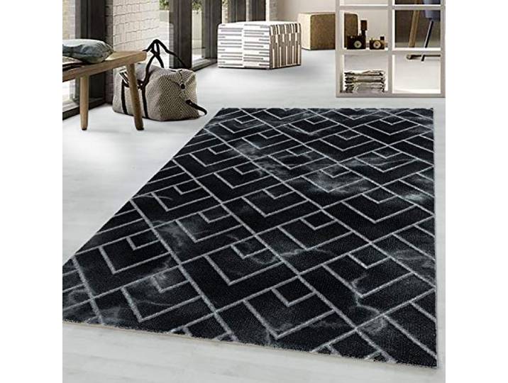 Ayyildiz Naxos 3814 Teppich, 120 x 170 Zentimeter, silberfarben