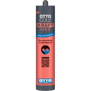 Otto-Chemie Montagekleber Ottocoll Kraftmax, 310ml, beige, Baukleber, extra stark, schnellhaftend & schnelltrocknend