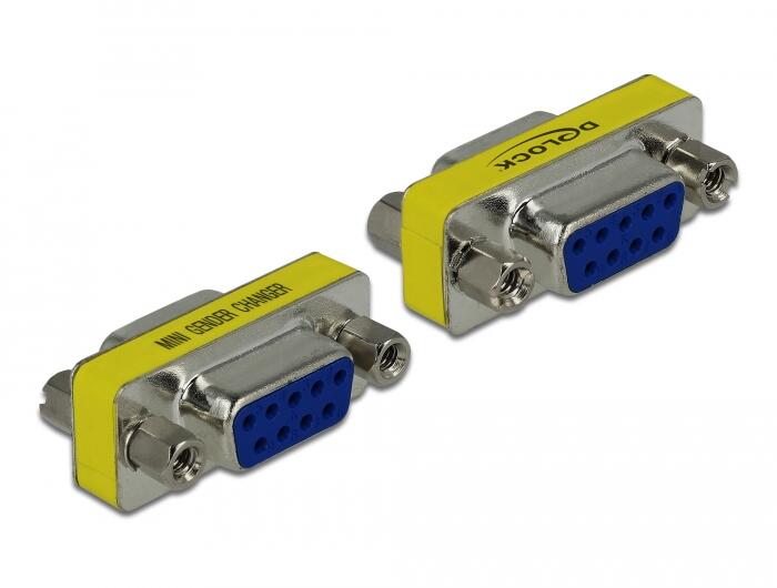 DeLOCK Adapter Gender Changer D-Sub9 Buchse 65008
