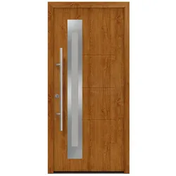 Hörmann Ecostar Haustür "ISOPRO Secur IPS 780S",golden oak,110 x 210 cm (B x H)