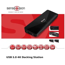 CLUB 3D SenseVisionUSB 3.0 4K Docking Station