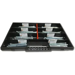 80 tlg Zylinderschrauben Sortiment M6 // 65mm-100mm Schrauben Set Schraubenbox DIN 912/ISO4762 Bolzen Vollgewindeschrauben Maschinenschrauben Gewindeschrauben Zylinderkopfschrauben