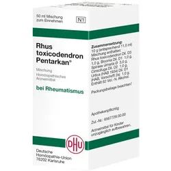RHUS TOXICODENDRON PENTARKAN Mischung 50 ml