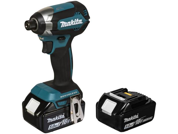 Makita Visseuse à choc sans fil DTD153RTJ + 2x batterie 5\,0 Ah / 18 V + chargeur rapide + coffret