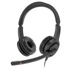 Axtel AURICULARES VOICE UC28-35 DUO NC USB-A (Kabelgebunden, USB-A), Office Headset
