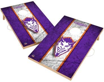 Skip's Garage Vintage Northwestern State University of Louisiana Demons Regulation 2x4 Cornhole Set