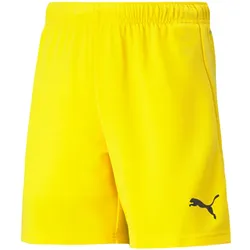 PUMA teamRISE Shorts Kinder cyber yellow/puma black 164