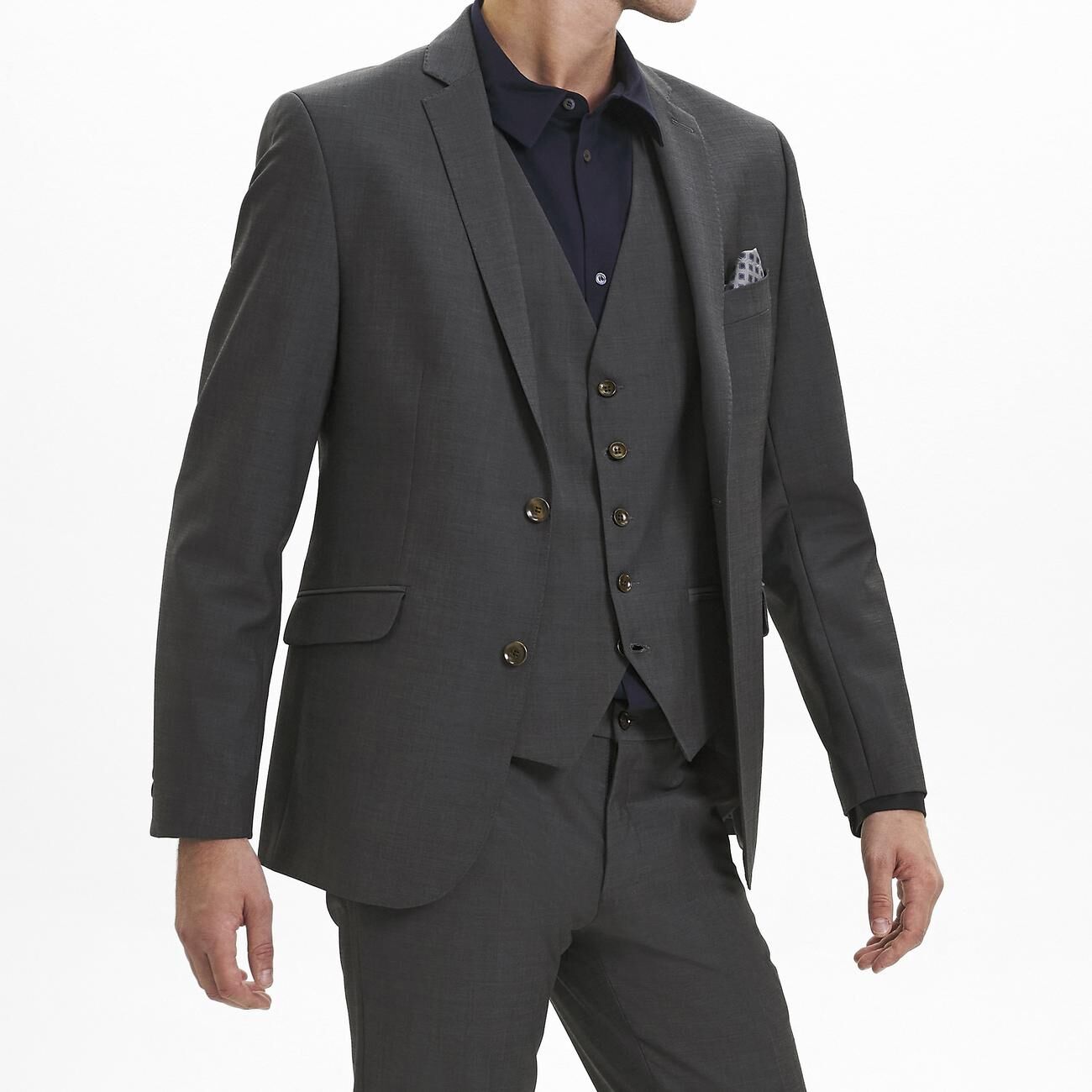 Sunwill 2015-6904 Uldblazer I Modern Fit Herre / Blazer Medium Blue 56