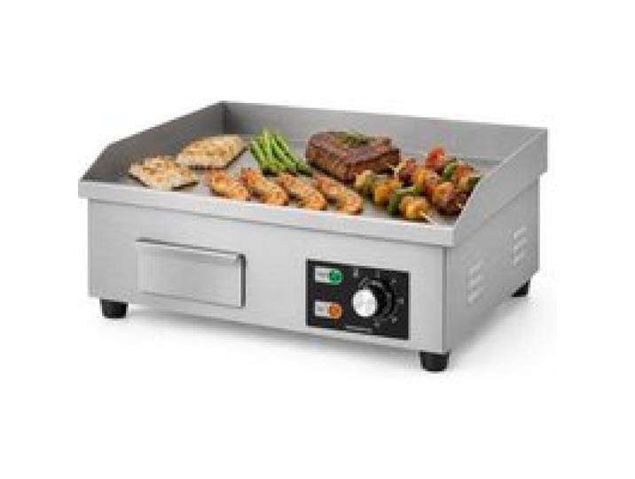 Plancha de Table - Plancha Électrique de Cuisine.Plaque de Cuisson Professionnelle 55x35cm de Acier Inoxydable.Température