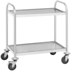 Royal Catering Helloshop26 - Servierwagen - 2 Ablagen - bis 150 kg Edelstahl 14_0000931