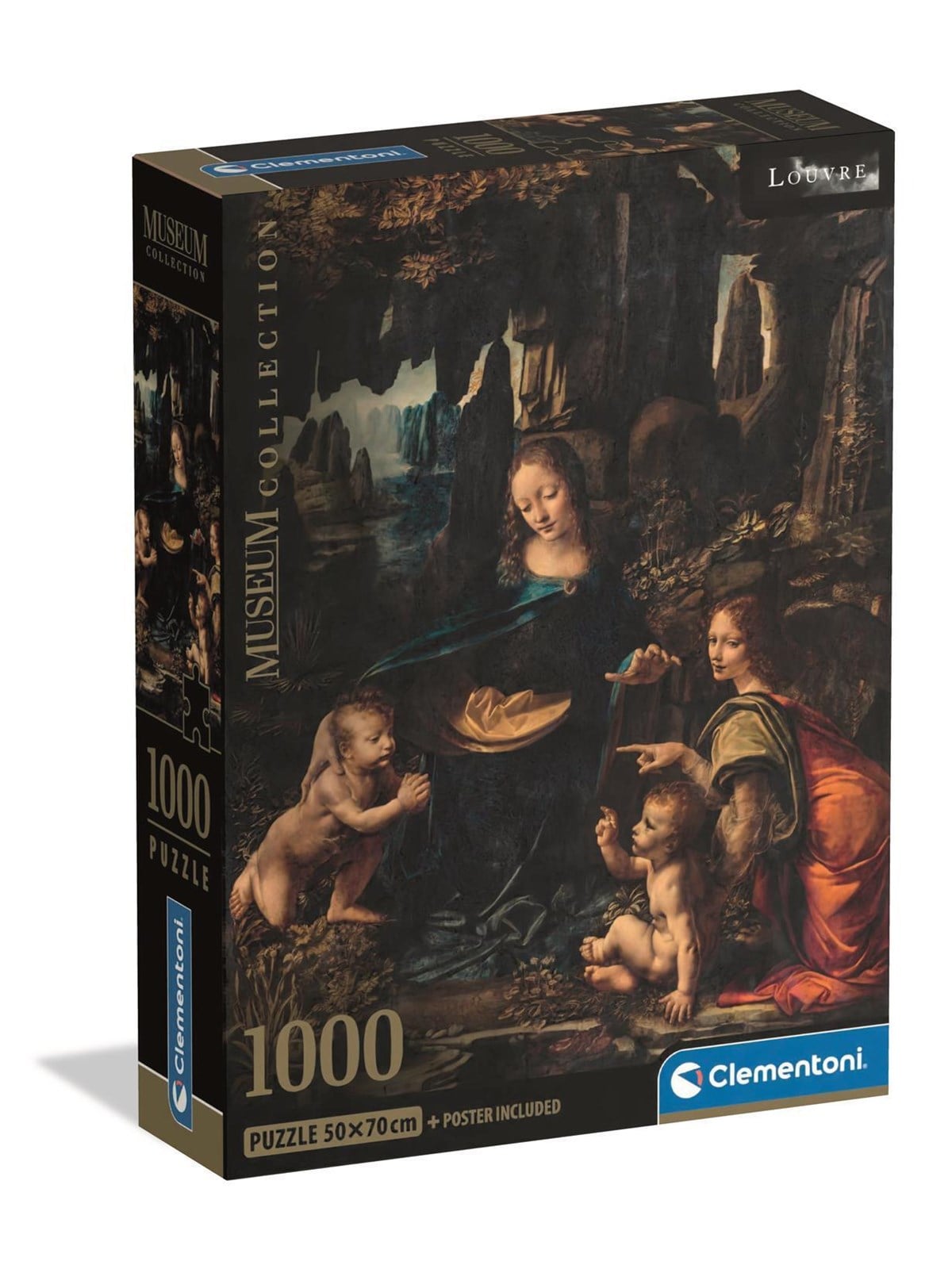 Clementoni Louvre Museum "Virgin of the Rocks" Jigsaw Puzzle 1.000 pieces 2D Puzzles