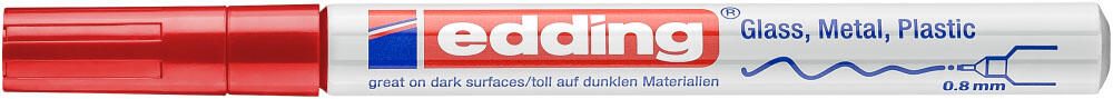 edding E780 Lackmarker 0.8 mm Rot 4-780-9-002