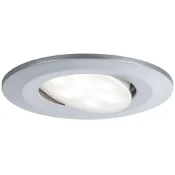 Paulmann Outdoor LED Einbauspot CALLA IP65 DIM, schwenkbar, 230V, je 6.5W 4000K 560lm 100°, dimmbar, Chrom matt PAUL-99932