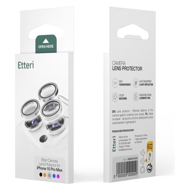Etteri camera lens protector for iPhone 16 Pro / 16 Pro Max dessert (3 Stk., Apple iPhone 16 Pro, Apple iPhone 16 Pro Max) (60020407)