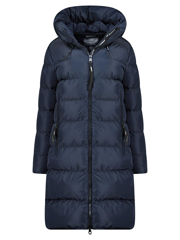 Geographical Norway Wintermantel "April" in Dunkelblau - L