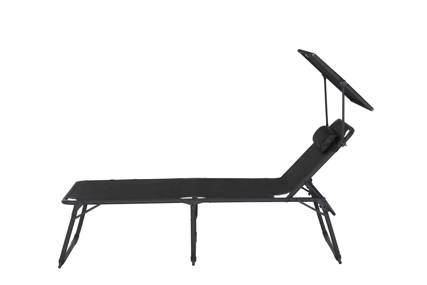 GAUTZSCHGROS Campingliege mit Sonnendach Aluminiumgestell 16928172