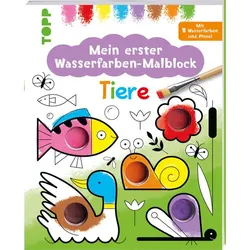 Block "Mein erster Wasserfarben-Malblock - Tiere"