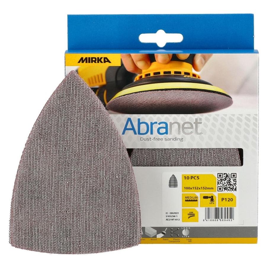 Mirka Zubehör AE219F1012 ABRANET Schleifgitter 152mm Delta Körnung P120 10 Stück (54734999)