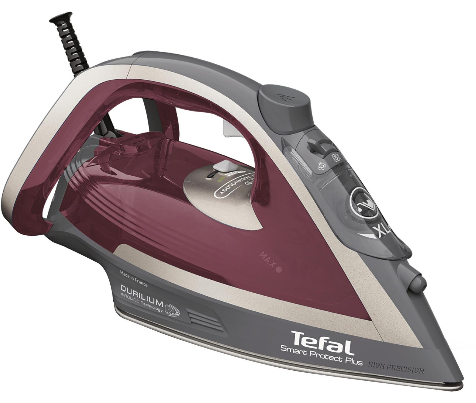 Tefal Smart Protect Plus FV 6870 Strijkijzer grijs/donkerrood