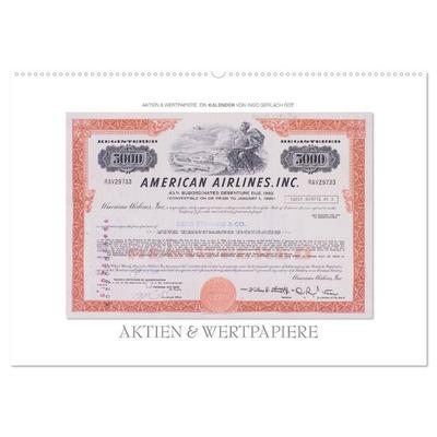 Aktien & Wertpapiere / CH-Version (Wandkalender 2027 DIN A2 quer), CALVENDO Monatskalender