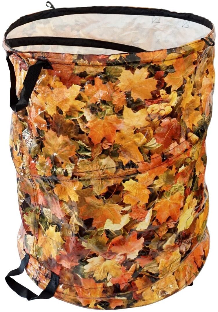 TrendLine Gartenabfallsack 120 L mit Entleerhilfe Laubmotiv