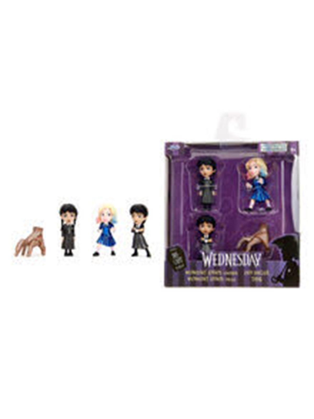 Jada Toys - Wednesday 4er-Pack Figuren 2.5"
