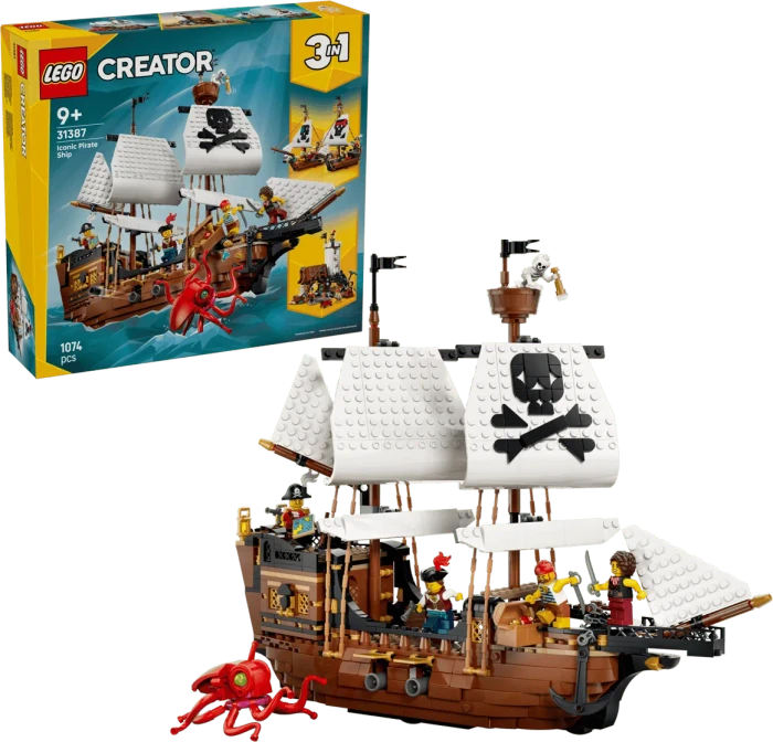 LEGO Creator 3-in-1-Set 31387 Legendäres Piratenschiff
