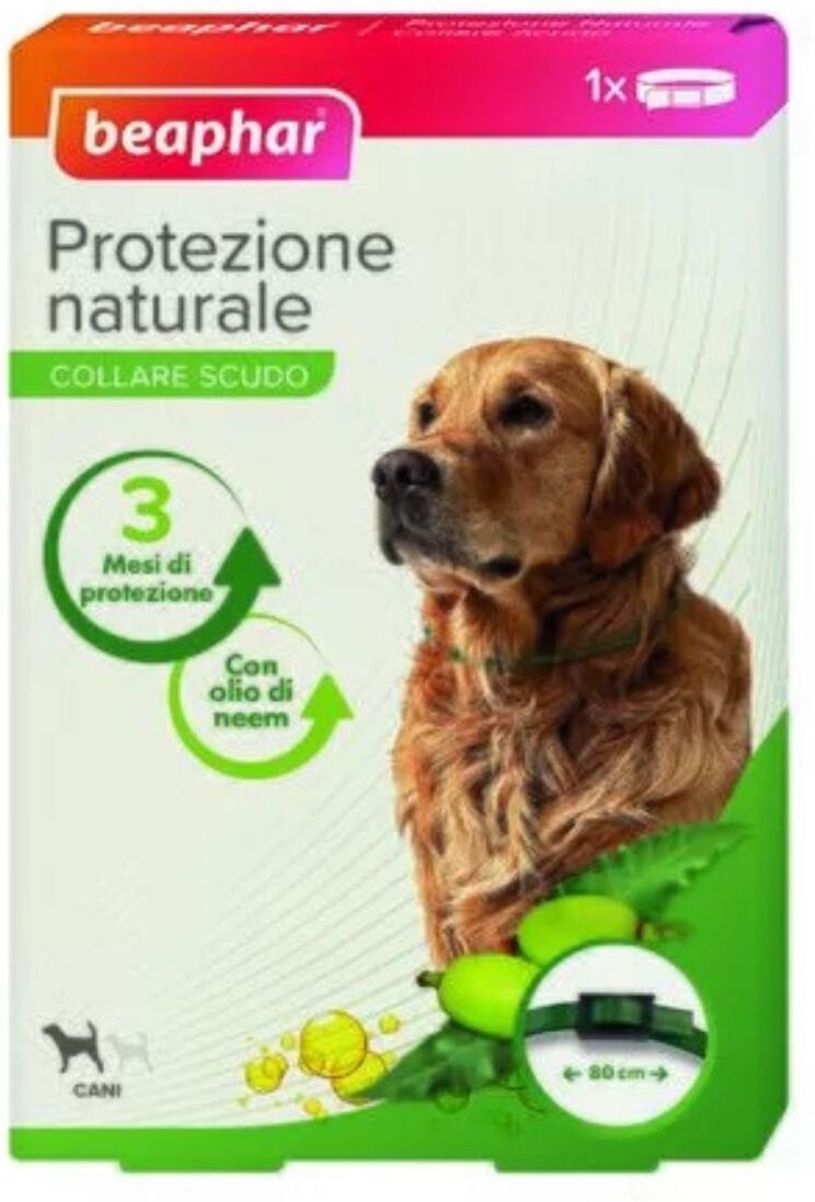 Beaphar Collare Antiparassitario Naturale per Cani di Grande Taglia 80 cm