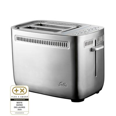Solis Zwei-Schlitz Toaster & Sandwichmaker, 7 Stufen, Auftau-, Aufwärmen