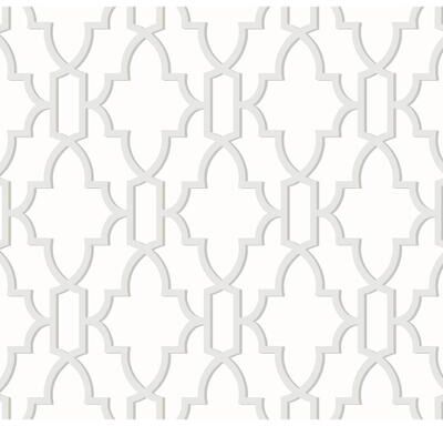 Lillian August Luxe Haven Coastal Lattice Peel and Stick Wallpaper