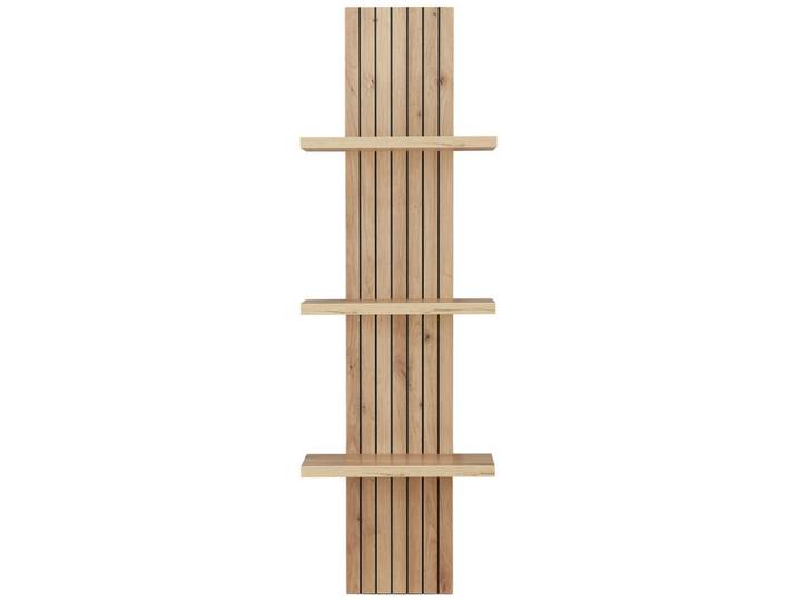 Mid.you Wandregal, Eiche Artisan, Holzwerkstoff, 38x120x22 cm, Wohnzimmer, Regal, Wandregal