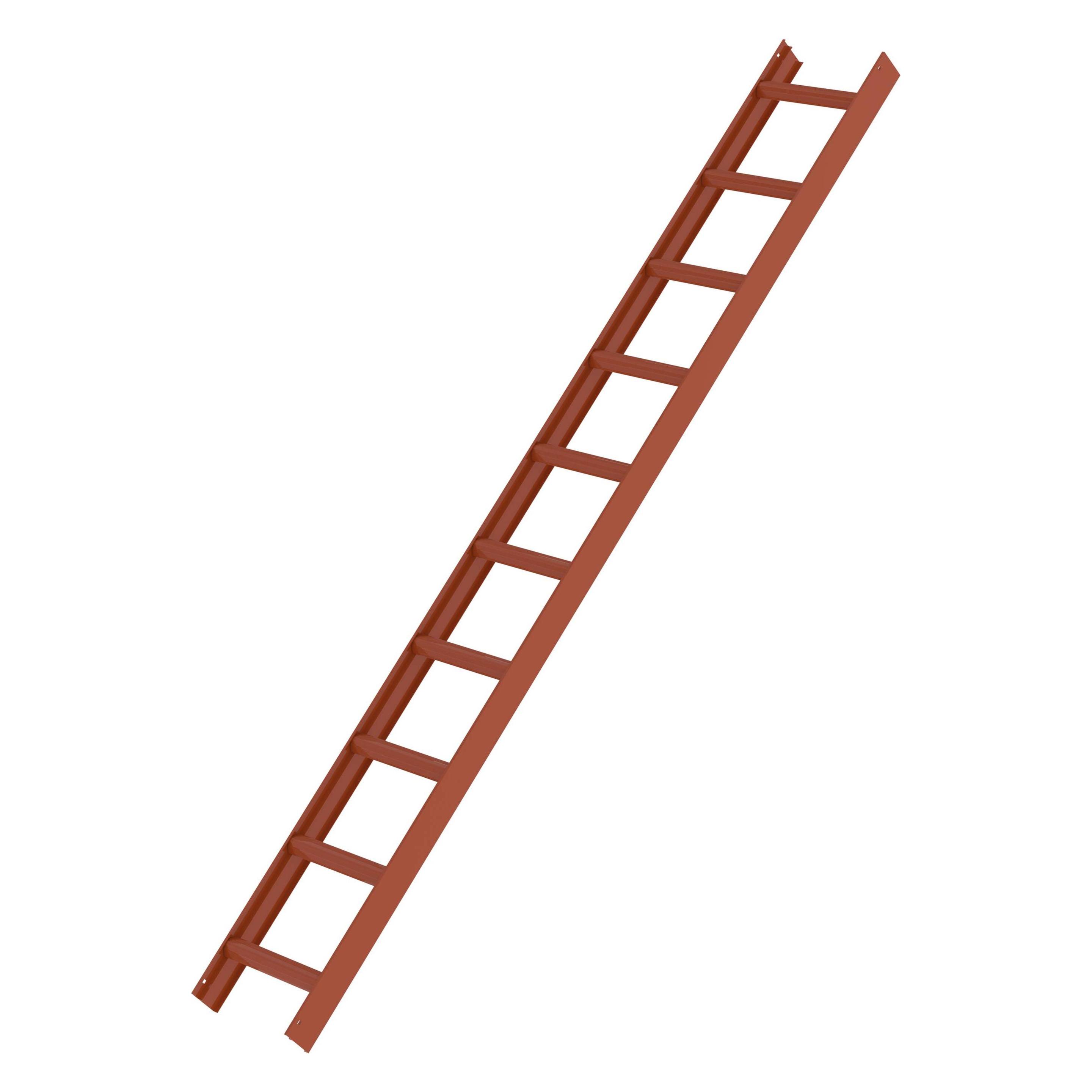 Munk Dachleiter Rotbraun 10 Sprossen (280 cm) (011206)