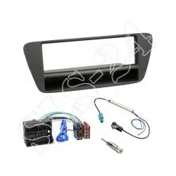 Audi Q3 (8U) ab 2011 Autoradio 1-DIN Einbaurahmen Radioblende+Adapterkabel Ei...