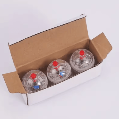 Inspire Curations GlowChase Motion Activated Flash Ball Cat Toy Set 3pcs