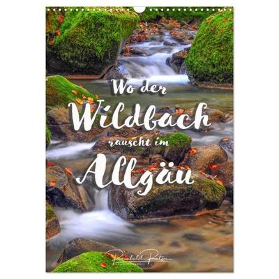 Wo der Wildbach rauscht im Allgäu (Wandkalender 2026 DIN A3 hoch), CALVENDO Monatskalender