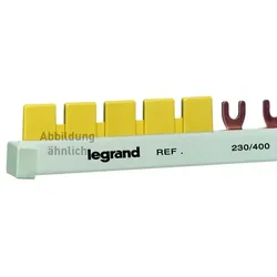 Legrand 004990 Endkappe für Gabelkamm- schienen 3-polig f.004910/14/18/35