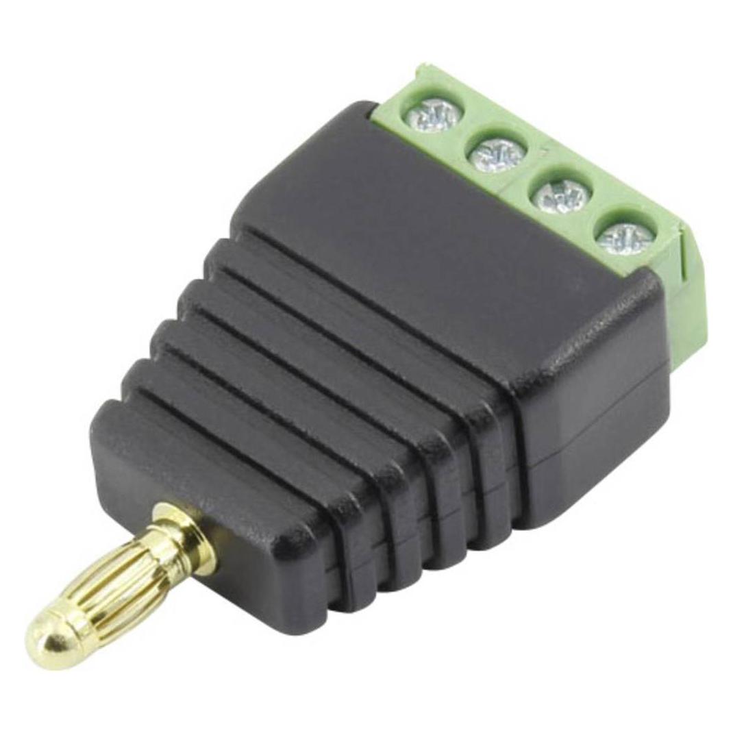 Tru Components Bananenstecker 4 mm mit Anschlussklemme (1408777)
