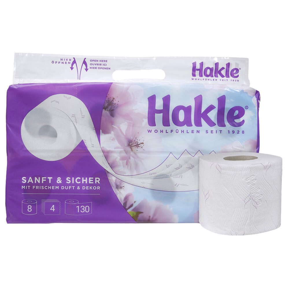 Hakle Toilettenpapier SANFT & SICHER 4-lagig 382671