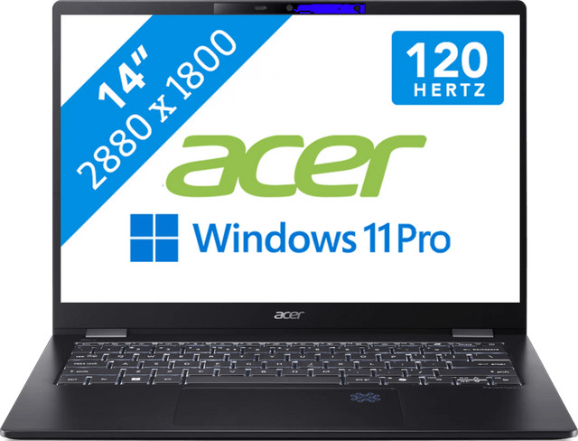 Acer TravelMate P6 14 AI TMP614-54-TCO-70QD QWERTY Laptop