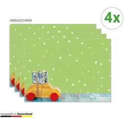 CoverYourDesk, Tischset, Tischset Auto mit Geschenk